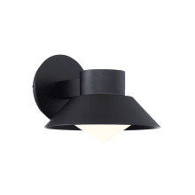 Oslo Single Light 6-1/2" High Integrated LED Outdoor Wall Sconce