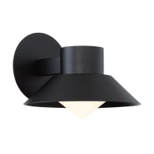 Oslo Single Light 8" High Integrated LED Outdoor Wall Sconce