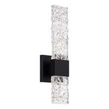Reflect 2 Light 18" Tall LED Outdoor Wall Sconce