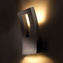 Dawn Single Light 16" Tall Integrated LED Outdoor Wall Sconce