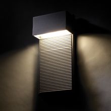 Hiline 8" Tall Indoor / Outdoor LED Wall Sconce