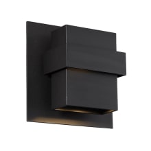 Pandora 2 Light 9" Tall Integrated LED Outdoor Wall Sconce