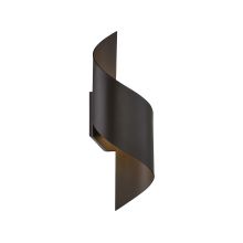 Helix 1 Light LED Indoor / Outdoor Wall Sconce - 6 Inches Wide