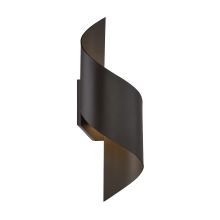Helix 1 Light LED Indoor / Outdoor Wall Sconce - 8.5 Inches Wide