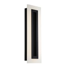 Shadow Single Light 24" Tall Integrated LED Outdoor Wall Sconce