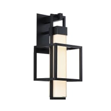 Logic Single Light 23" Tall Integrated LED Outdoor Wall Sconce