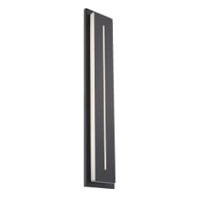 Midnight 36" Tall Switchable Color Temperature LED Wall Sconce - Set to 3000K