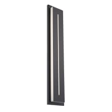 Midnight 36" Tall Switchable Color Temperature LED Wall Sconce - Set to 4000K