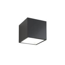 Bloc 6" Tall LED Outdoor Wall Sconce