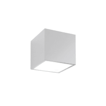 Bloc 2 Light 6" Tall LED Outdoor Wall Sconce