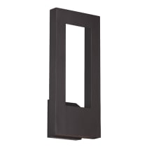 Twilight 2 Light 16" Tall LED Outdoor Wall Sconce