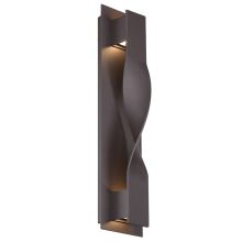 Twist 2 Light 20" Tall LED Outdoor Wall Sconce