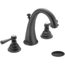 Kingsley Double Handle Widespread Bathroom Faucet with Pop-Up Drain Assembly