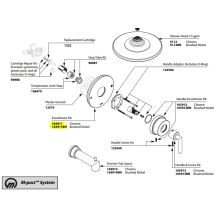 Replacement Shower Trim Escutcheon from the Arris Collection