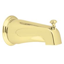5 3/4" Wall Mounted Tub Spout with 1/2" Slip Fit Connection (With Diverter)