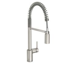 Align 1.5 GPM Single Hole Pre-Rinse Pull Down Kitchen Faucet with Power Boost