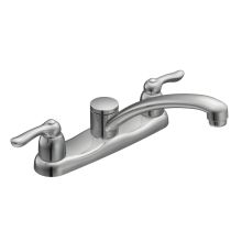 Chateau Double Handle Kitchen Faucet with Metal Lever Handles