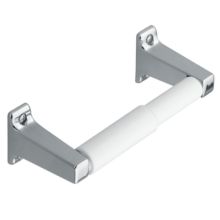 Double Post Toilet Paper Holder with White Roller from the Donner Economy Collection
