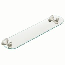 24" Glass Vanity Shelf from the Lounge Collection