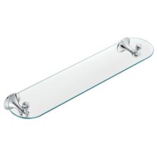 24" Glass Vanity Shelf from the Lounge Collection