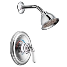 Single Handle Posi-Temp Pressure Balanced Shower Only with Single Function Shower Head from the Monticello Collection