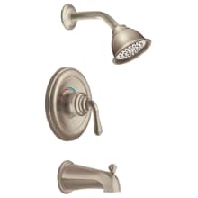 Moentrol Pressure Balanced Tub and Shower Trim with 2.5 GPM Shower Head, Tub Spout, and Volume Control from the Monticello Collection (Less Valve)