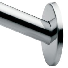 5ft. Length Curved Shower Rod with Non-Pivoting Flanges (Retail Packaging)