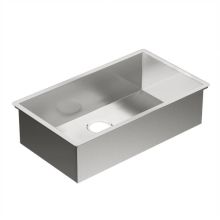31" Single Basin Undermount Stainless Steel Kitchen Sink with SoundSHIELD from the 1800 Series Collection