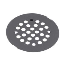 4-1/4" Round Shower Drain Cover with Snap-In Installation