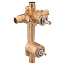 2571 Posi-Temp 1/2" IPS Pressure Balance Rough-in Valve with 2 Discreet Function Diverter and service stops