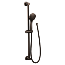 Multi Function Hand Shower with Slide Bar - Includes Hose