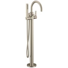 Cia Floor Mounted Tub Filler with Built-In Diverter - Includes Hand Shower