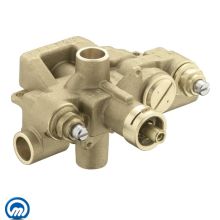 1/2 Inch Sweat (Copper-to-Copper) Moentrol Pressure Balancing Rough-In Valve with Volume Control (With Stops)
