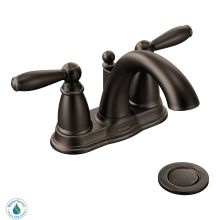 Brantford Double Handle Centerset Bathroom Faucet - Pop-Up Drain Assembly and Valve Included