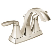 Voss Double Handle Centerset Bathroom Faucet - Valve Included