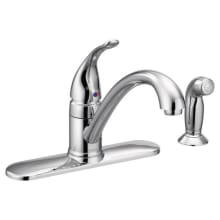 Torrance Kitchen Faucet with Side Spray and Escutcheon Plate