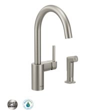 Align Single Handle Kitchen Faucet with Side Spray
