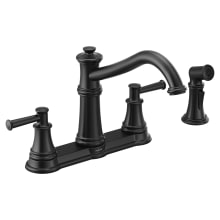 Belfield 1.5 GPM High-Arc Double Handle Kitchen Faucet with Side Spray