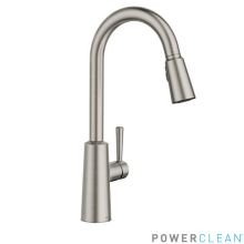 Riley Pull-Down Spray High-Arc Kitchen Faucet with Reflex and Power Clean