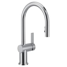 Cia 1.5 GPM Single Hole Pull Down Kitchen Faucet with Voice Activation