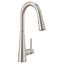 Sleek 1.5 GPM Single Hole Pull Down Kitchen Faucet with Voice Activation