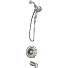 Tiffin Tub and Shower Trim Package with 1.75 GPM Multi Function Magnetix Docking Shower Head and Posi-Temp Technology