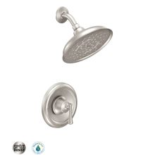 Single Handle Posi-Temp Pressure Balanced Shower Trim with Rain Shower Head from the Telford Collection (Valve Included)