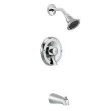 Posi-Temp Pressure Balanced Tub and Shower Trim with 2.5 GPM Shower Head and Tub Spout from the M-DURA Collection (Valve Included)