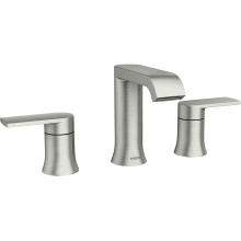 Genta 1.2 GPM Widespread Bathroom Faucet with Pop-Up Drain Assembly and Duralock Technology