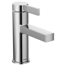 Beric 1.2 GPM Single Hole Bathroom Faucet with Push Pop-Up Drain Assembly