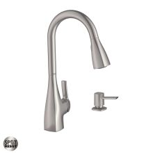 Kiran Pullout Spray High-Arc Kitchen Faucet with Reflex Technology and Soap Dispenser