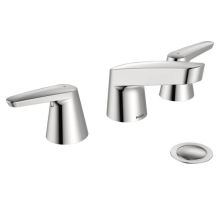 M-Bition Widespread Bathroom Faucet with Metal Pop-Up Drain Assembly