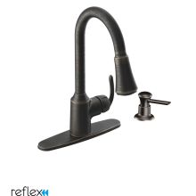 Bayhill Pullout Spray High-Arc Kitchen Faucet with Reflex Technology - Includes Soap Dispenser