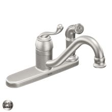 Muirfield Low Arc Kitchen Faucet with Side Spray